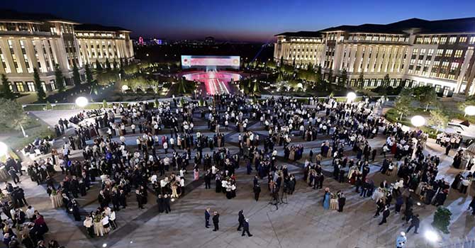 30 Ağustos resepsiyonunda Kur'an yankılandı