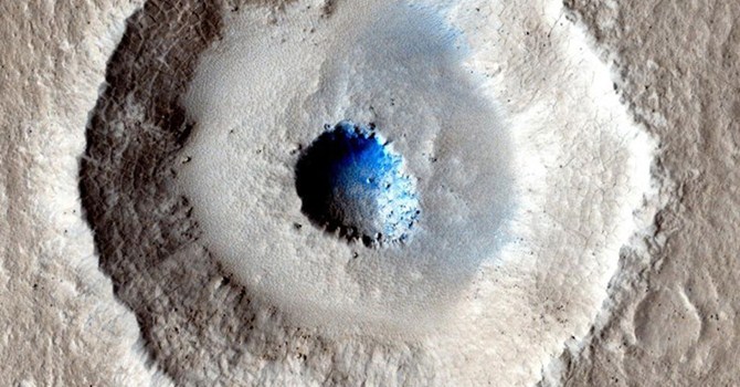 Mars'taki gizemli kraterde önemli keşif