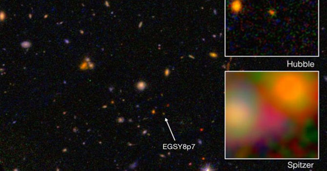 En uzak ve yaşlı galaksi bulundu