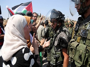 İsrail hapishanelerindeki Filistinliler için destek gösterisi