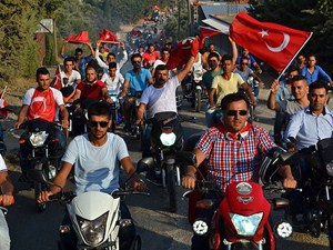 Hatay'da teröre tepki konvoyu