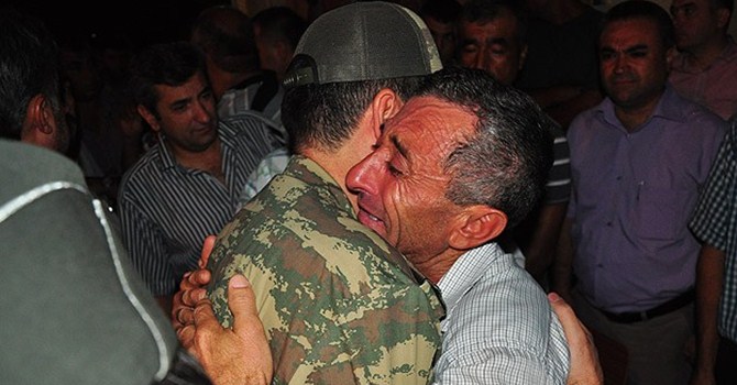 Şehitlerin baba ocağında yas var