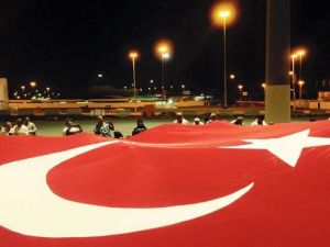 Hacılar, Şehitler İçin Gıyabi Cenaze Namazı Kıldı