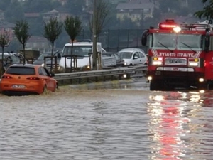 İstanbul'da sağanak yağış