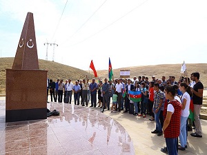 Azerbaycan'daki Osmanlı şehitleri anıldı