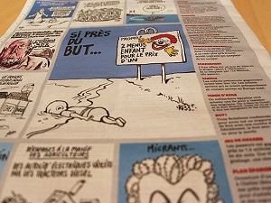 Charlie Hebdo'dan tepki çeken 'Aylan' karikatürü