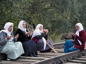 Ahıska Türkleri 'ayrılığın başladığı' eski tren istasyonunda