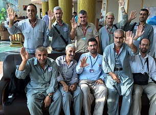 Cizreli hacı adaylarının kutsal toprak sevinci