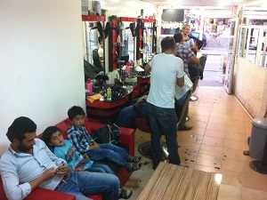 Berberlerin bayram mesaisi şimdiden başladı