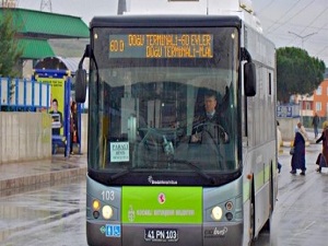 O kentte otobüsler 7 gün ücretsiz