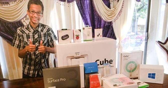 Dev firmadan Ahmed Muhammed'e büyük destek