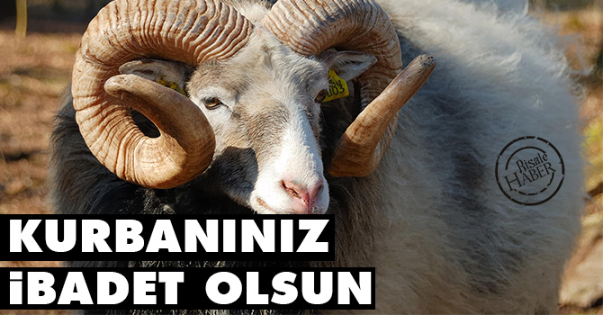 Kurbanınız ibâdet olsun...