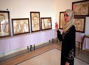 Telveyle tablolara renk veriyor