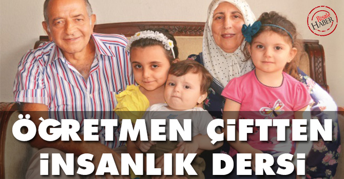 Öğretmen çiftten insanlık dersi