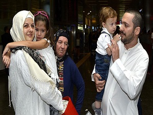 İlk hac kafilesi yurda döndü