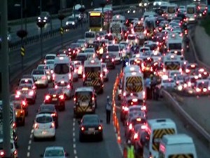 İstanbul'da sabah trafiği