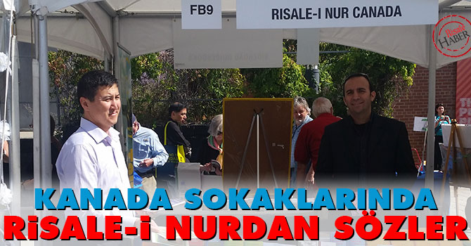 Kanada Sokaklarında Risale-i Nur'dan Sözler