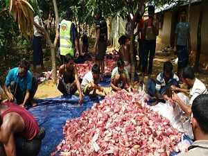 Kurbanda 1 milyon kişiye yardımeli uzandı