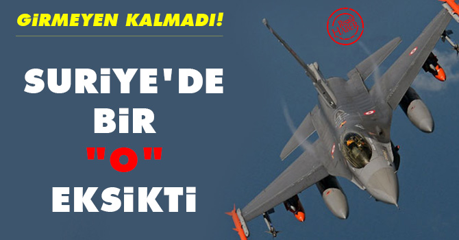Suriye'de bir "O" eksikti!
