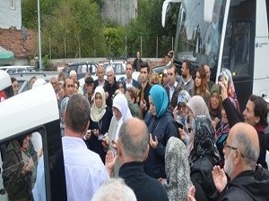 Sinoplu hacılar kutsal topraklardan dönüyor