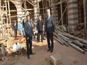 600 yıllık sadaka taşı ve medrese yenilendi