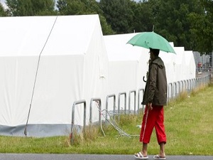 Almanya'da mülteci kadınlara özel çadır