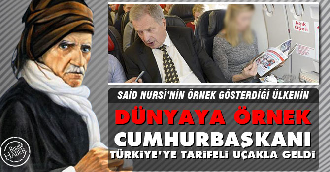 Said Nursi'nin örnek gösterdiği ülkenin Cumhurbaşkanı