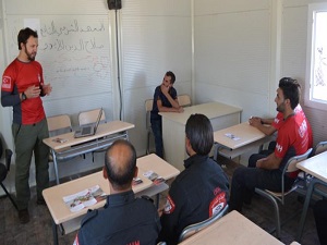 Bursa İHH'dan Suriye'de KBRN eğitimi