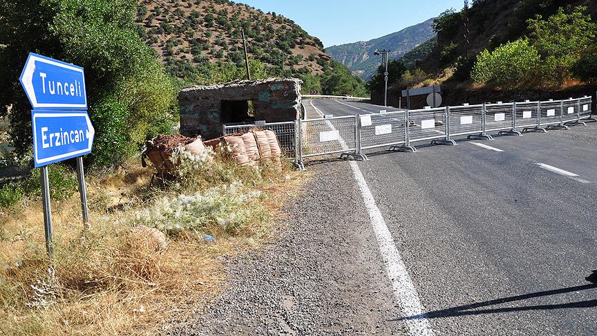 Tunceli-Pülümür karayolu trafiğe kapatıldı