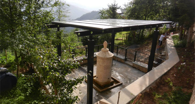 Tarihi Osmanlı çeşmesi restore edildi