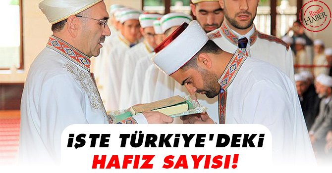 İşte Türkiye'deki hafız sayısı!
