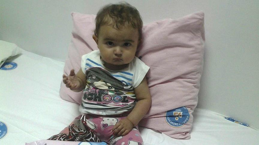 Minik Kübra'nın yüzü TÜRKKÖK ile güldü