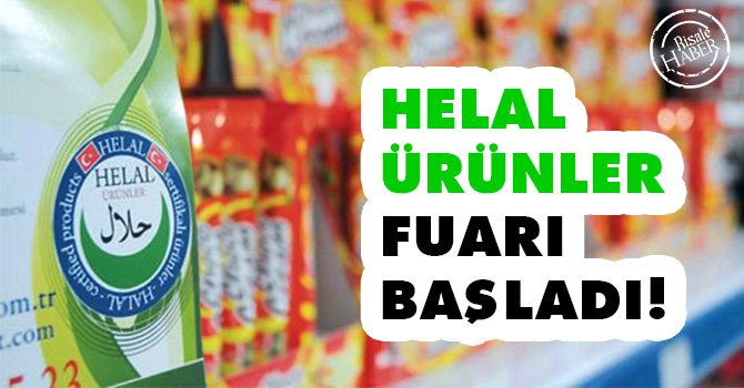 Helal ürün fuarı başladı