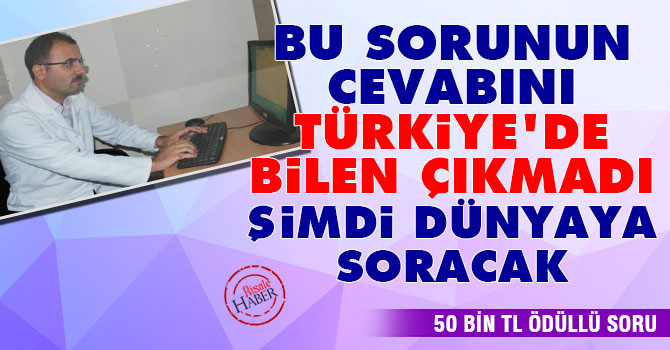 Bu sorunun cevabını Türkiye'de bilen çıkmadı - ödüllü soru
