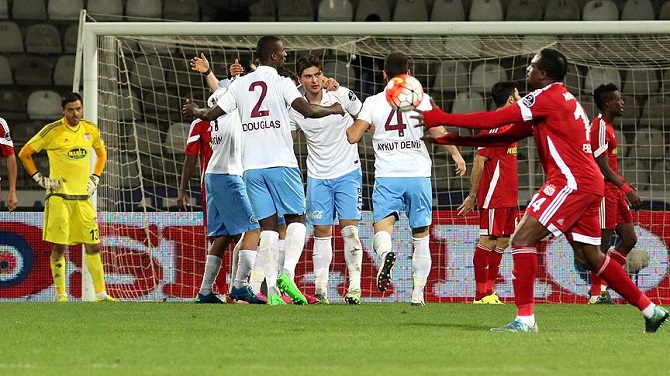 Trabzonspor'un galibiyet hasreti bitti