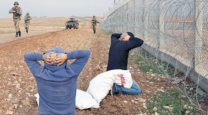 Hudut birlikleri dün bin 559 kaçak yakaladı