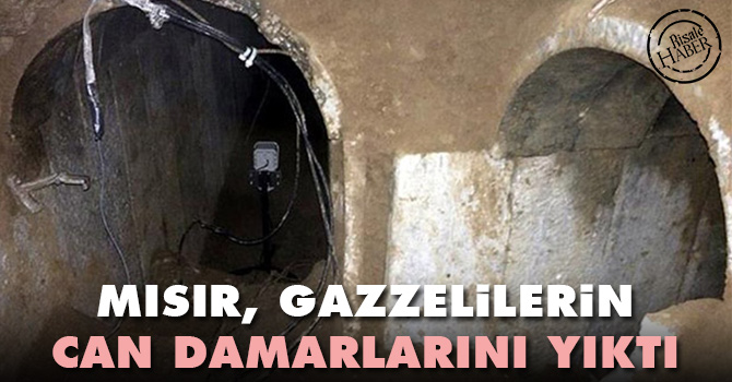 Mısır, Gazzelilerin can damarlarını yıktı