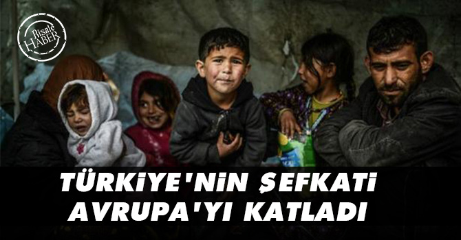 Türkiye'nin şefkati Avrupa'yı ikiye katladı