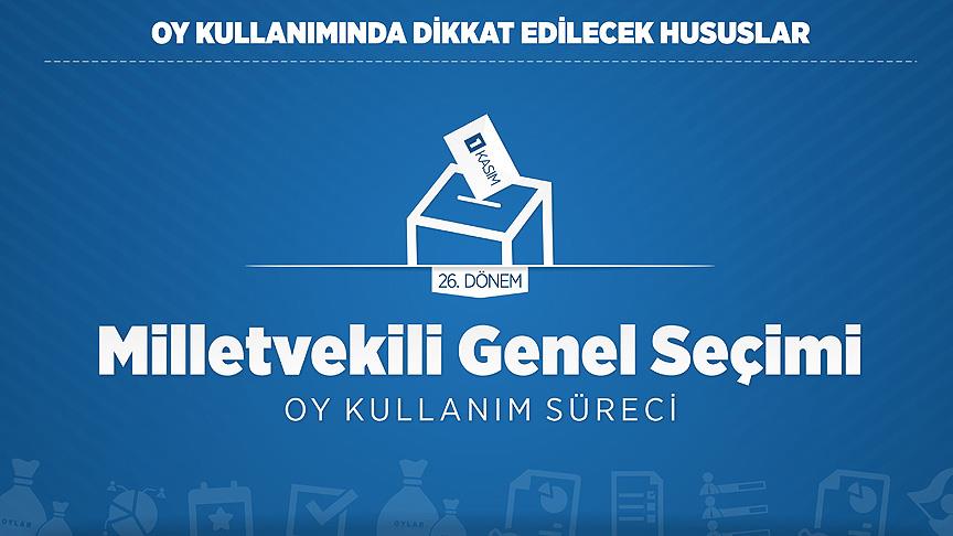 Oy kullanımında dikkat edilecek hususlar
