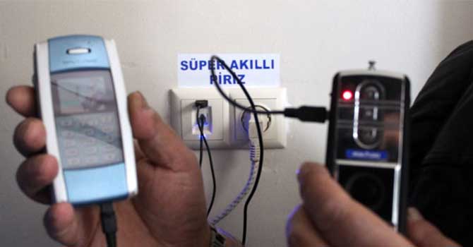 Dadaş mucitten akılı priz projesi