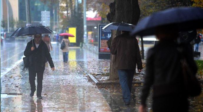Meteoroloji'den 7 ile yağış Uyarısı