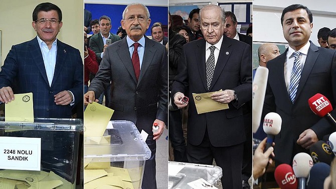 Liderler oylarını kullandı