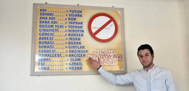 Sigaradan soğutan tabela