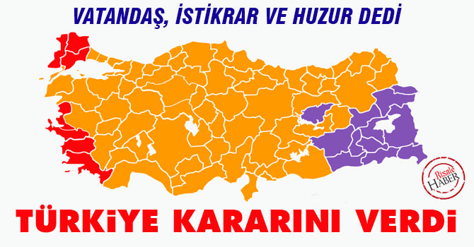 Vatandaş istikrar ve huzur dedi