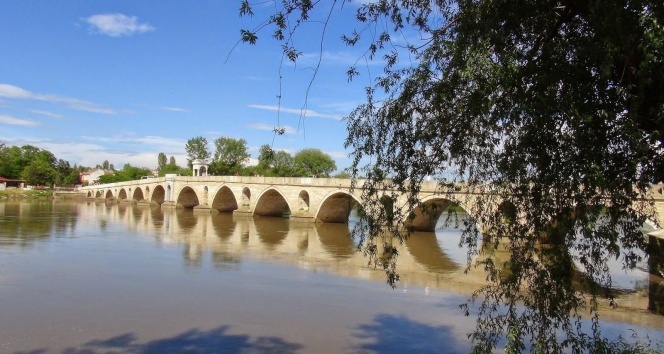 Edirne’de tarihi köprülere güvenlik kamerası