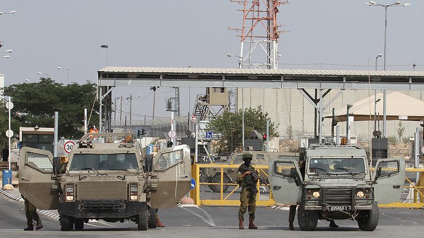 İsrail, Filistinlilerin kullandığı kontrol noktasını kapattı