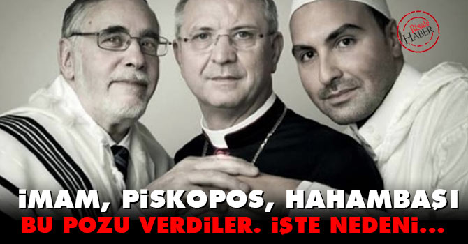 İmam, piskopos ve hahambaşı posta pulunda. İşte nedeni...