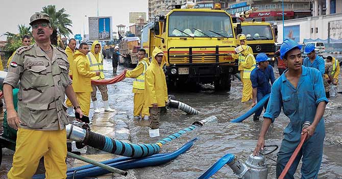 Mısır'da yağışlar ve fırtına nedeniyle ölenlerin sayısı 17'ye çıktı