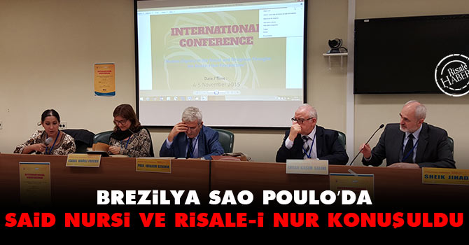 Brezilya Sao Poulo’da Said Nursi ve Risale-i Nur konuşuldu