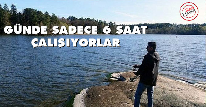 Günde sadece 6 saat çalışıyorlar